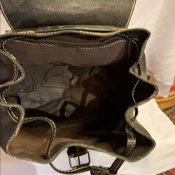 Moroccan Leather Journey Backpack - Picture 9 of 14